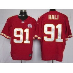 Nike Kansas City Chiefs 91 Tamba Hali Red Elite NFL Jersey