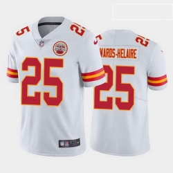 men clyde edwards helaire kansas city chiefs white vapor limited jersey 