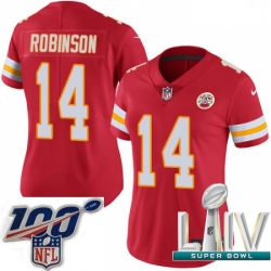 2020 Super Bowl LIV Women Nike Kansas City Chiefs #14 Demarcus Robinson Red Team Color Vapor Untouchable Limited Player NFL Jersey