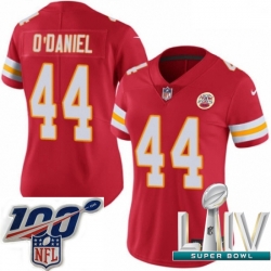 2020 Super Bowl LIV Women Nike Kansas City Chiefs #44 Dorian O'Daniel Red Team Color Vapor Untouchable Limited Player NFL Jersey