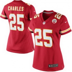 Jamaal Charles Kansas City Chiefs Nike Women Limited Jersey  Red