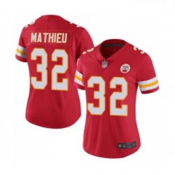 Womens Kansas City Chiefs 32 Tyrann Mathieu Red Team Color Vapor Untouchable Limited Player Football Jersey