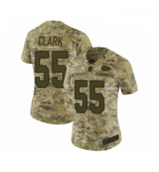 Womens Kansas City Chiefs 55 Frank Clark Limited Camo 2018 Salute to Service Football Jersey