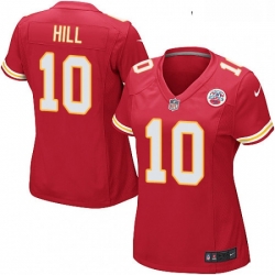 Womens Nike Kansas City Chiefs 10 Tyreek Hill Game Red Team Color NFL Jersey