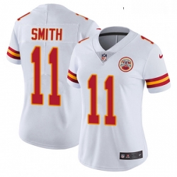 Womens Nike Kansas City Chiefs 11 Alex Smith Elite White NFL Jersey