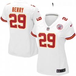 Womens Nike Kansas City Chiefs 29 Eric Berry Game White NFL Jersey