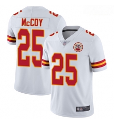 Chiefs #25 LeSean McCoy White Youth Stitched Football Vapor Untouchable Limited Jersey