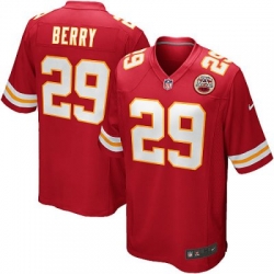 Youth Nike Kansas City Chiefs 29# Eric Berry Game Red Color Jersey