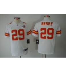 Youth Nike Kansas City Chiefs 29# Eric Berry White Limited Jerseys