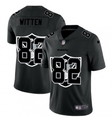 Las Vegas Raiders 82 Jason Witten Men Nike Team Logo Dual Overlap Limited NFL Jersey Black