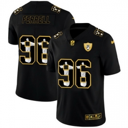 Las Vegas Raiders 96 Clelin Ferrell Nike Carbon Black Vapor Cristo Redentor Limited NFL Jersey