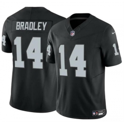 Men Las Vegas Raiders 14 Carter Bradley Black 2024 F U S E Vapor Stitched Football Jersey