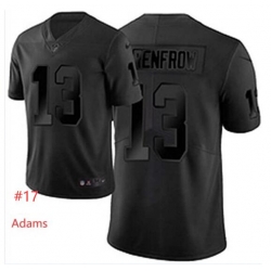 Men Las Vegas Raiders #17 Devante Adams Black Fashion Stitched Jersey