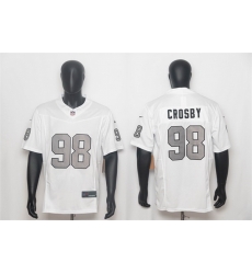 Men Las Vegas Raiders 98 Maxx Crosby White 2026 F U S E Color Rush Vapor Untouchable Limited Stitched Football Jersey Men Las Vegas Raiders 98 Maxx Crosby White 2026 F U S E Color Rush Vapor Untouchable Limited Stitched Football Jersey