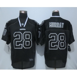 New Nike Oakland Raiders #28 Latavius Murray Lights Out Black Elite Jerseys