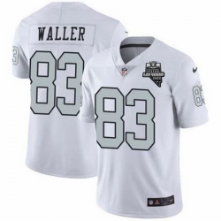 Nike Raiders 83 Darren Waller White 2020 Inaugural Season Vapor Untouchable Limited Jersey