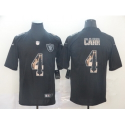 Raiders 4 Derek Carr Black Statue Of Liberty Limited Jersey