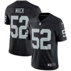 Youth Nike Oakland Raiders 52 Khalil Mack Elite Black Team Color NFL Jersey