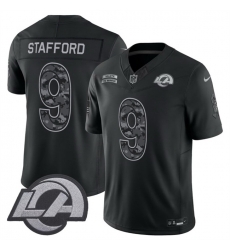 Men Los Angeles Rams 9 Matthew Stafford Black F U S E 2026 Salute to Service Limited Stitched Football Jersey Men Los Angeles Rams 9 Matthew Stafford Black F U S E 2026 Salute to Service Limited Stitched Football Jersey