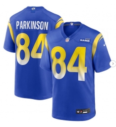 Men Los Angeles Rams Colby Parkinson #84 Blue F U S E Stitched Football Jersey