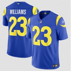 Men Los Angeles Rams  Kyren Williams Royal 2026 F U S E  Vapor Limited Stitched Football Jersey
