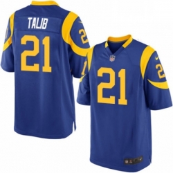 Men Nike Los Angeles Rams 21 Aqib Talib Game Royal Blue Alternate NFL Jersey