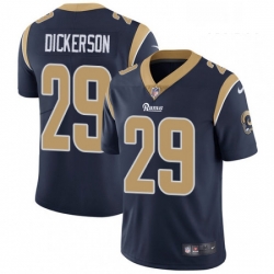 Men Nike Los Angeles Rams 29 Eric Dickerson Navy Blue Team Color Vapor Untouchable Limited Player NFL Jersey