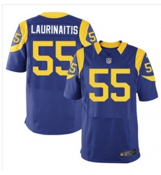 Nike Rams #55 James Laurinaitis Royal Blue Alternate Mens Stitched NFL Elite Jersey