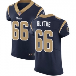 Nike Rams 66 Austin Blythe Navy Blue Team Color Men Stitched NFL Vapor Untouchable Elite Jersey