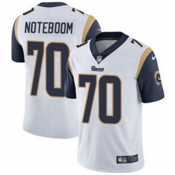 Nike Rams #70 Joseph Noteboom White Mens Stitched NFL Vapor Untouchable Limited Jersey