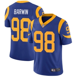 Nike Rams #98 Connor Barwin Royal Blue Alternate Mens Stitched NFL Vapor Untouchable Limited Jersey