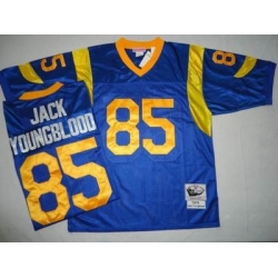 Rams 85 Jack Youngblood throwback 4XL jersey