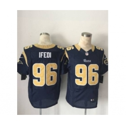 nike nfl jerseys st. louis rams 96 ifedi blue[Elite][ifedi]