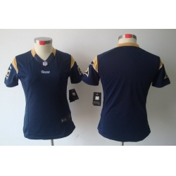 Women Nike St. Louis Rams Blank Blue Color[NIKE LIMITED Jersey]