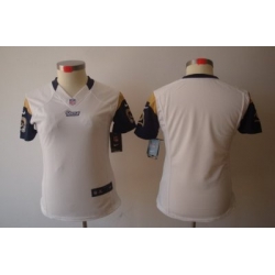 Women Nike St. Louis Rams Blank White Color[NIKE LIMITED Jersey]