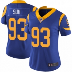 Womens Nike Los Angeles Rams 93 Ndamukong Suh Royal Blue Alternate Vapor Untouchable Limited Player NFL Jersey