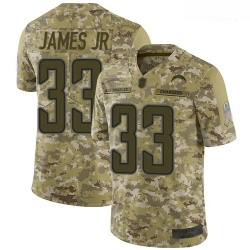 Chargers 33 Derwin James Jr Camo Men Stitched Football Limited 2018 Salute To Service Jersey