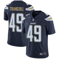 Chargers 49 Drue Tranquill Navy Blue Team Color Men Stitched Football Vapor Untouchable Limited Jersey