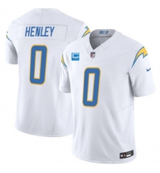 Men Los Angeles Chargers 0 Daiyan Henley White 2026 F U S E 2 Star C Patch Vapor Limited Stitched Football Jersey Men Los Angeles Chargers 0 Daiyan Henley White 2026 F U S E 2 Star C Patch Vapor Limited Stitched Football Jersey