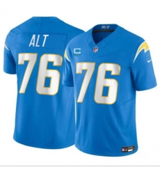 Men Los Angeles Chargers 76 Joe Alt Blue 2026 F U S E 2 Star C Patch Vapor Limited Stitched Football Jersey Men Los Angeles Chargers 76 Joe Alt Blue 2026 F U S E 2 Star C Patch Vapor Limited Stitched Football Jersey