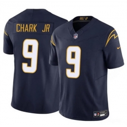 Men Los Angeles Chargers 9 DJ Chark Jr Navy 2024 F U S E Vapor Limited Stitched Football Jersey