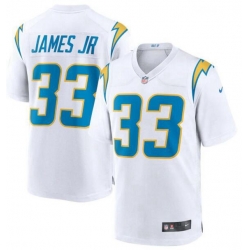 Men Nike Los Angeles Chargers 33 Derwin James White Vapor Untouchable Limited NFL Jersey