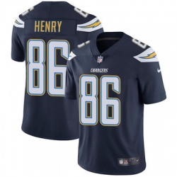 Nike Chargers #86 Hunter Henry Navy Blue Team Color Mens Stitched NFL Vapor Untouchable Limited Jersey