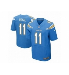 Nike San Diego Chargers 11 Eddie Royal Light blue Elite Jersey