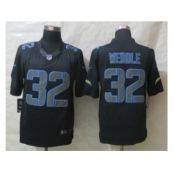 Nike San Diego Chargers 32 Eric Weddle Black Impact Limited NFL Jersey