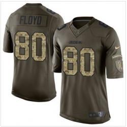 Nike San Diego Chargers #80 Malcom Floyd Green Men 27s Stitched NFL Limited Salute to Service Jersey