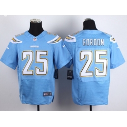 San Diego Chargers #25 Gordon bule elite jersey