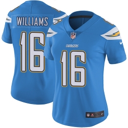 Nike Chargers #16 Tyrell Williams Electric Blue Alternate Womens Stitched NFL Vapor Untouchable Limited Jersey