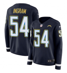 Nike Chargers #54 Melvin Ingram Navy Blue Team Color Women