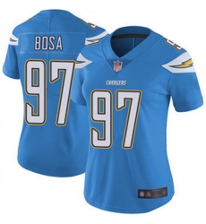 Women Los Angeles Chargers 97 Joey Bosa Blue Vapor Untouchable Limited Stitched NFL Jersey